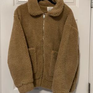 Tan Women’s Teddy Jacket (Urban Heritage)